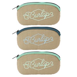 L.E.N.S. Large Eyewear Burlap Neoprene Storage