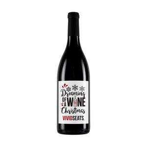 Labeled Pinot Noir Red Wine w/Full-Color Custom Label