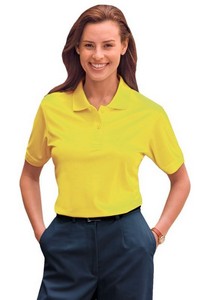 Ladies 100% Polyester High Visibility Pique Polo Shirt