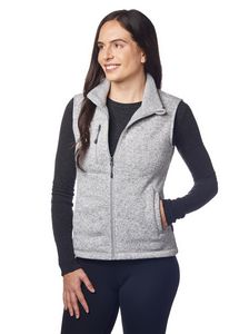 Ladies' Ashton Sweater-Knit Fleece Vest