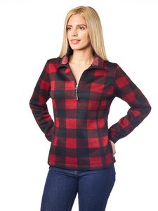 Ladies' Kodiak Â¼ Zip Sweater Knit Fleece