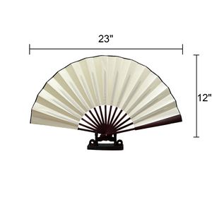 Large 2-Sided Full Color Handheld Cloth Folding Fan