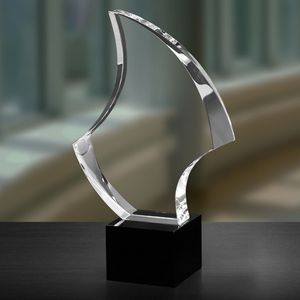 Large Citrine Optical Crystal Award