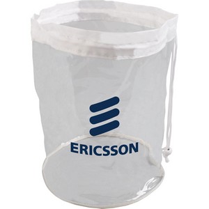 Large Clear Drawstring Bag
