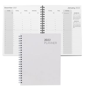 Large Full Color Spiral Weekly Planner notebook 8.5" x 11"