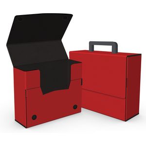 Large Portfolio Briefcase Style w/ Elastic (13"x12"x4")