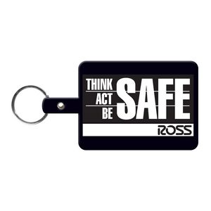 Large Rectangle Flexible Key Tag