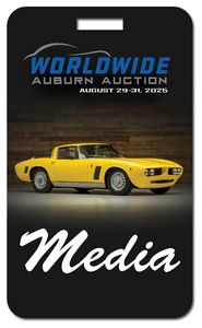 Large Rectangle Laminated Event Badge - Full Color