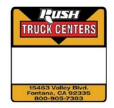 Large Report Of Sale Decal