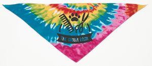 Large Tie-Dye Triangle Pet Bandana (22" x 22" x 31")