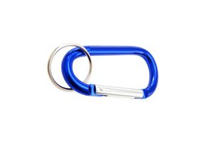 Laser Engraved Carabiners w/ Split Ring w/Next Day Service