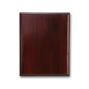 Laser Engraved Plaq - Mahogany