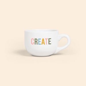 Latte Ceramic Mug 16 Oz.