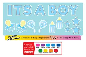 Lawn Letters - It's A Boy Set
