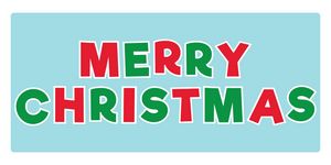 Lawn Letters - Merry Christmas Set
