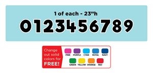 Lawn Letters - Numbers Only Set