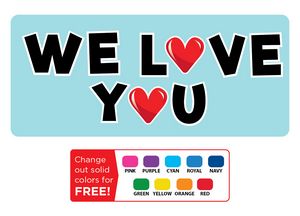 Lawn Letters - We Love You Set