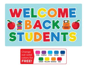 Lawn Letters - Welcome Back Students Set