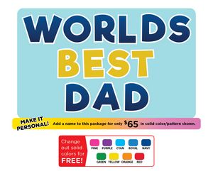 Lawn Letters - World's Best Dad Set
