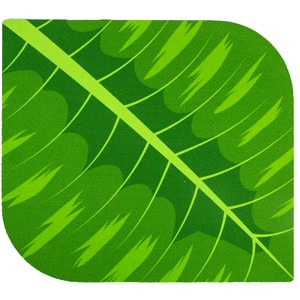 Leaf Shape Soft Mouse Pad 7.8"x7.06"x0.125"