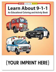 Learn About 9-1-1 Coloring Book