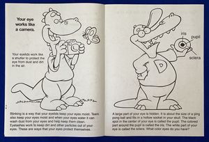 Learn About Eye Care Coloring Book