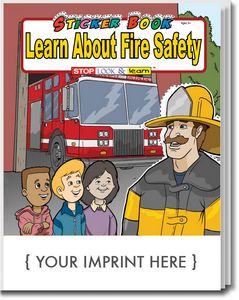 Learn About Fire Safety Sticker Book