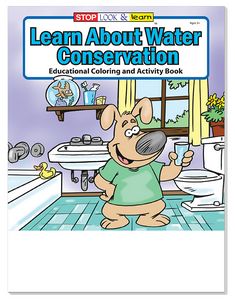 Learn About Water Conservation Coloring Book Fun Pack Set