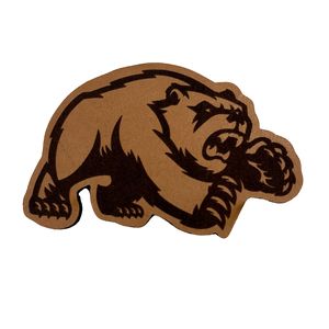 Leather Badge w/Laser Engraving