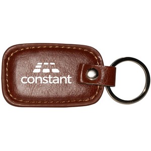 Leather Rectangle Keyring