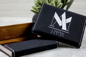 Leatherette Business Card Holders
