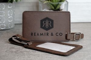 Leatherette Luggage Tags