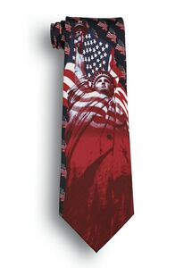 Liberty & Justice Patriotic Novelty Tie