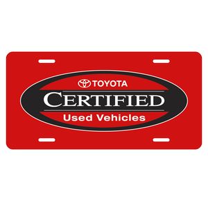 License Plate | 6" x 12" | .023" Polyethylene | Slots