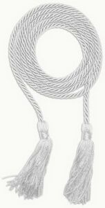 Light Grey 68" Graduation Honor Cord