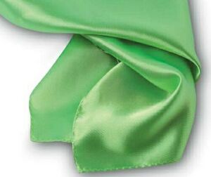 Lime Green Silk Scarf - 8"x45"