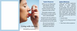 Living with Asthma Pocket Pamphlet