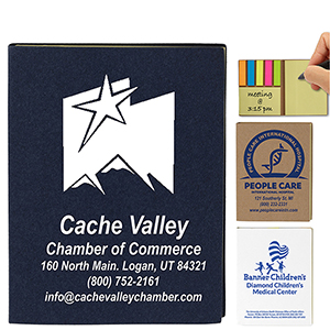 "Loomis" Small Eco Inspired Cover Sticky Notes & Flags