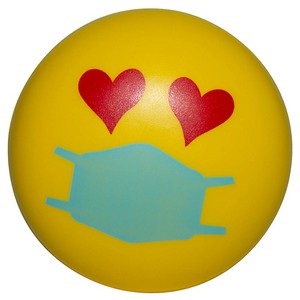Love PPE Emoji SqueeziesÂ® Stress Reliever