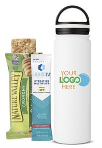 Low Minimum -Stainless Bottle with Granola & Liquid IV Stick