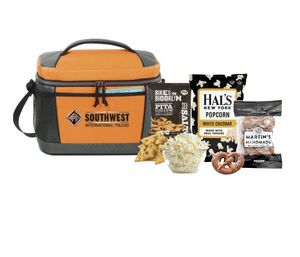 Lunch Cooler filled with Snacks
