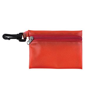 "Lyon" 10 Piece First Aid Kit w/Plastic Carabiner Attachment