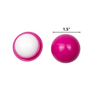 MOQ 50pcs Vanilla-Flavored Round Lip Balm