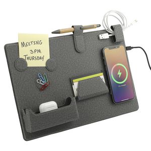 MagClickâ„¢ Fast Wireless Charging Desk Organizer
