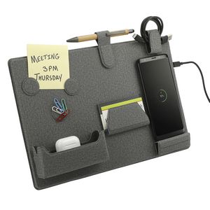 MagClickâ„¢ Fast Wireless Charging Desk Organizer