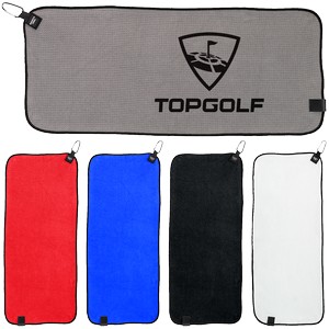 Maggy 28" X 12.5" Magnetic Waffle Golf Towel