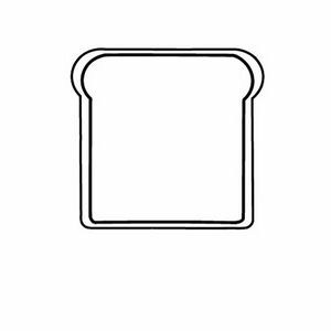 Magnet - Bread Slice - Full Color