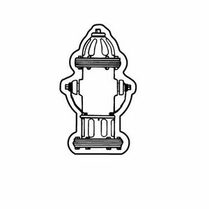 Magnet - Fire Hydrant - Full Color
