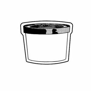 Magnet - Gallon Container Ice Cream - Full Color