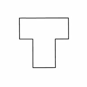 Magnet - Letter T - Full Color